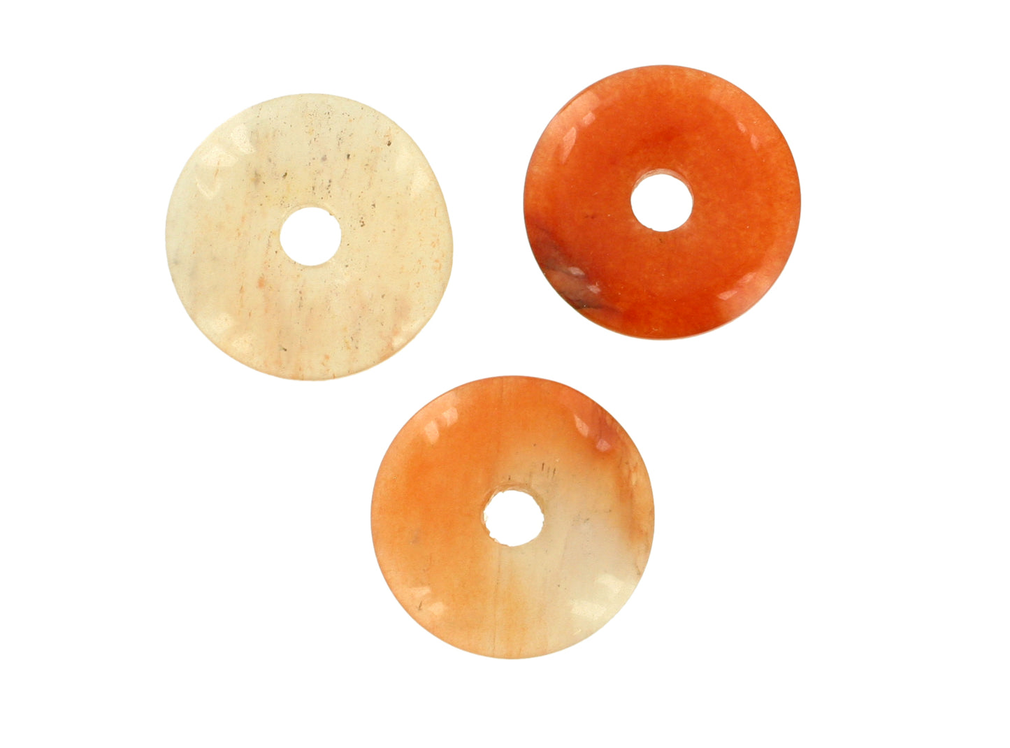 Aventurin-Quarz rot Donut 20 mm