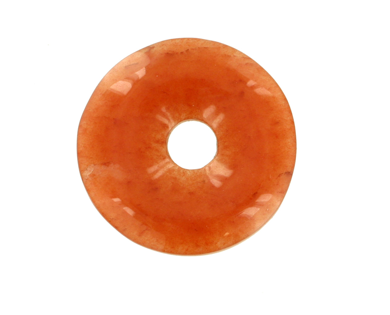 Aventurin-Quarz rot Donut 30 mm