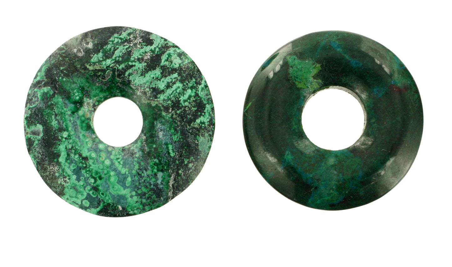 Chrysokoll Donut 25 mm