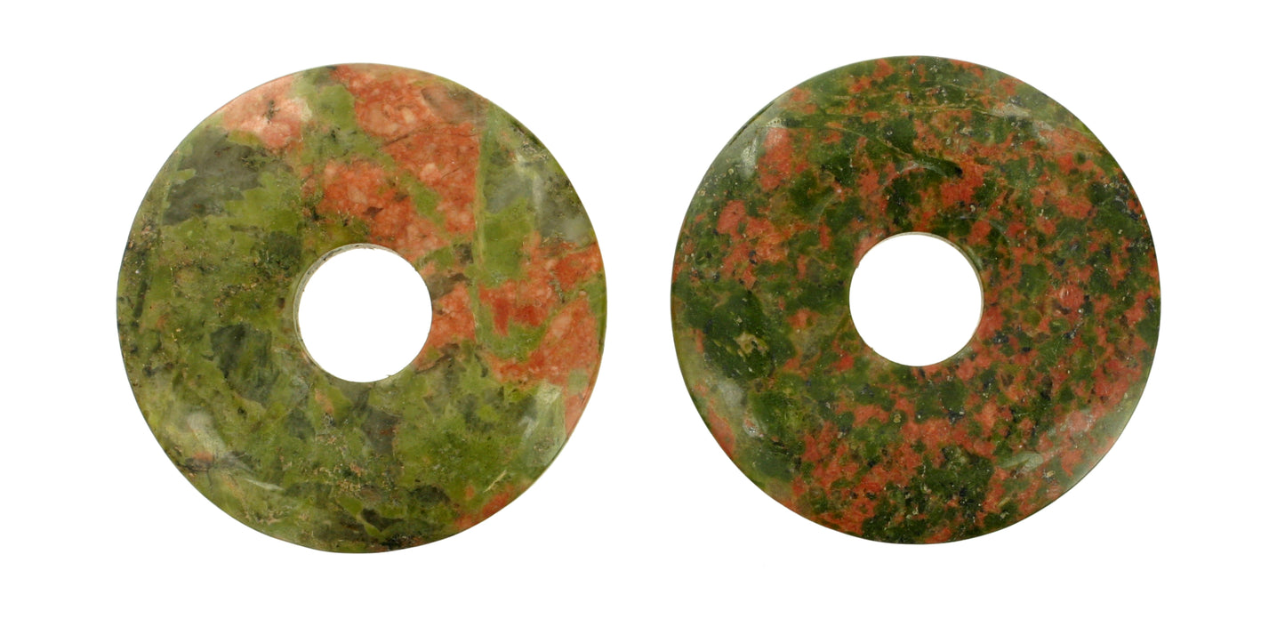 Unakit (Epidot) Donut 30 mm