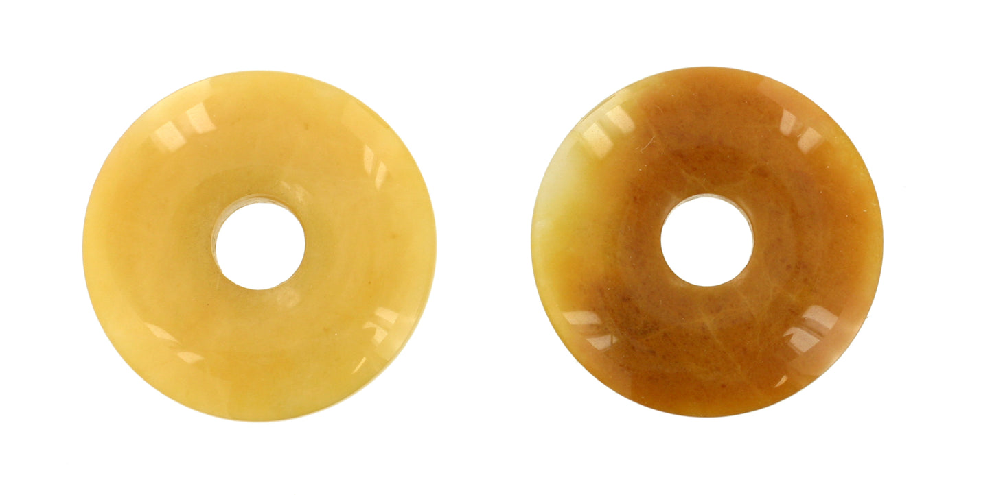 Quarzit gelb Donut 20 mm