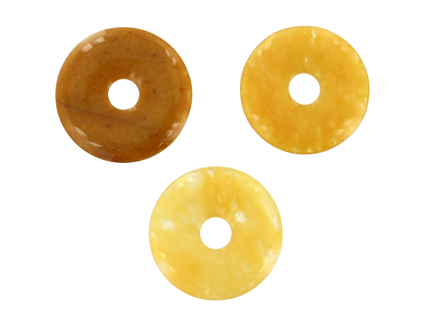 Quarzit gelb Donut 25 mm