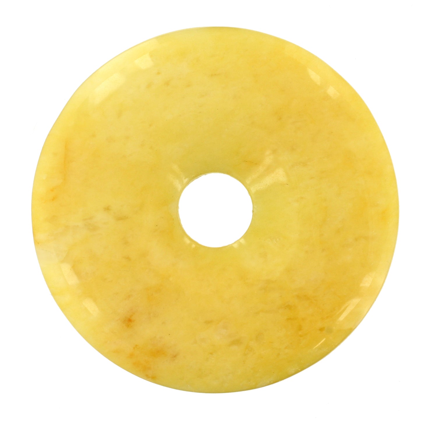 Quarzit gelb Donut 50 mm