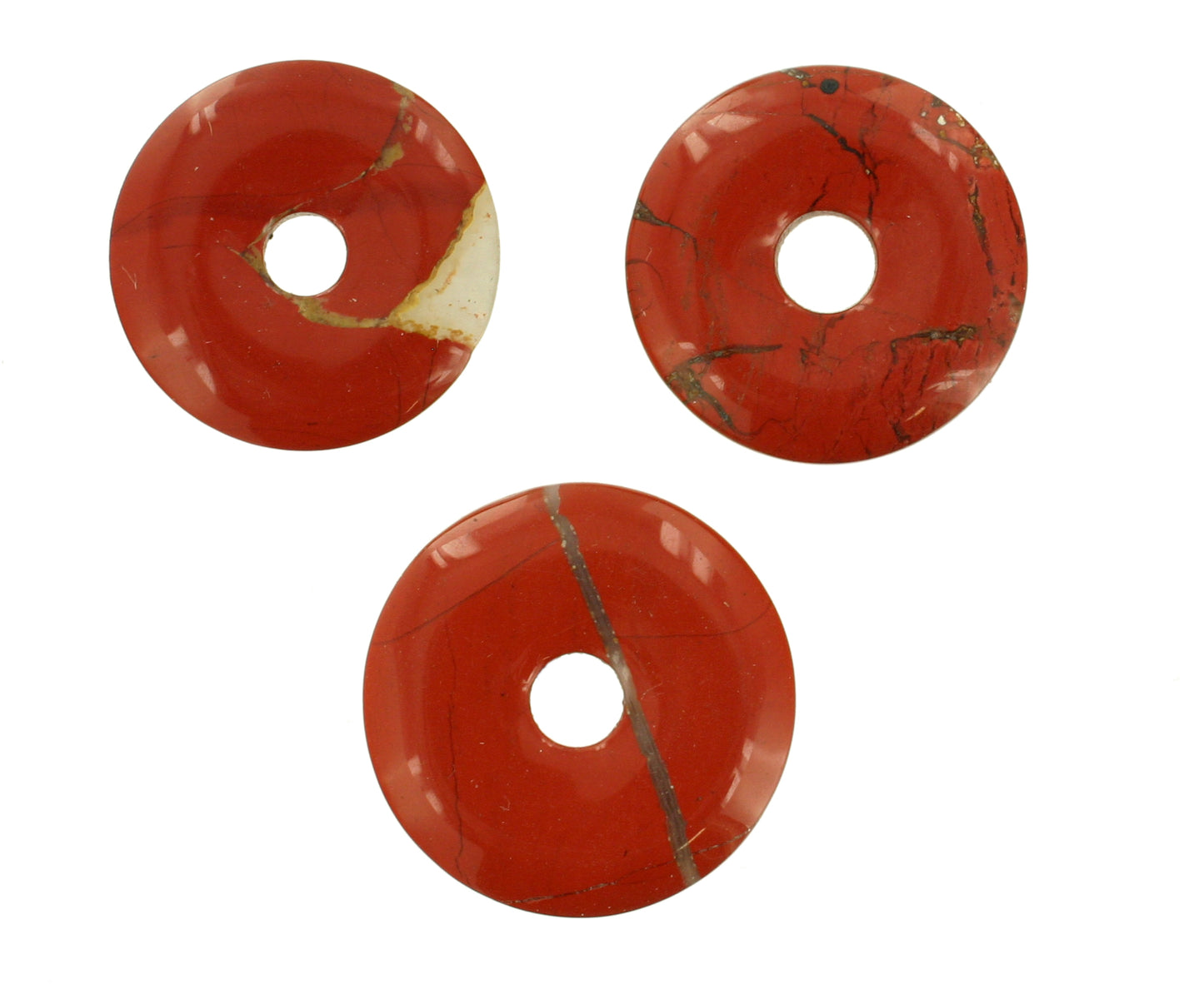 Jaspis rot Donut 25 mm