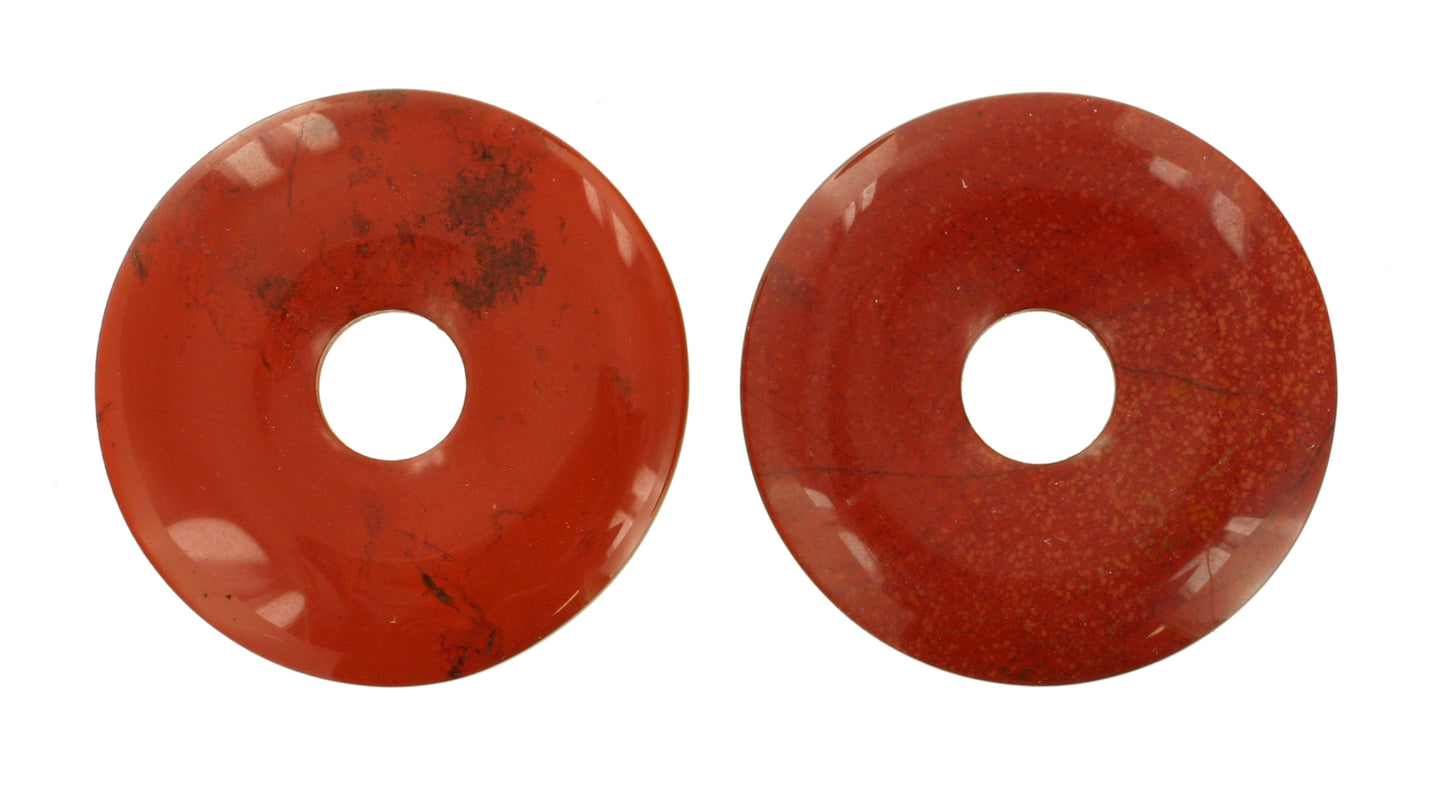 Jaspis rot Donut 30 mm