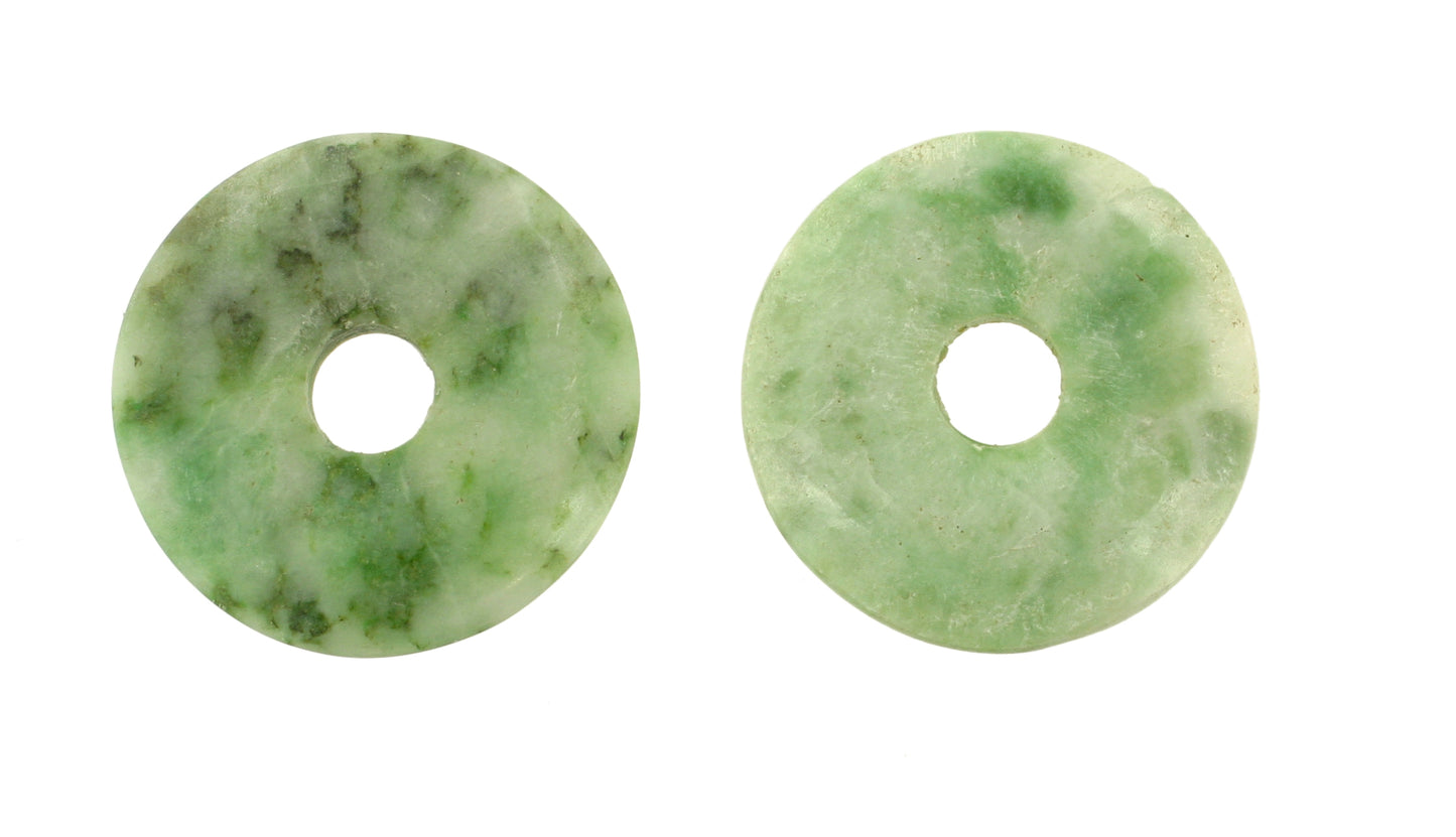 Magnesit grün natur Donut 25 mm
