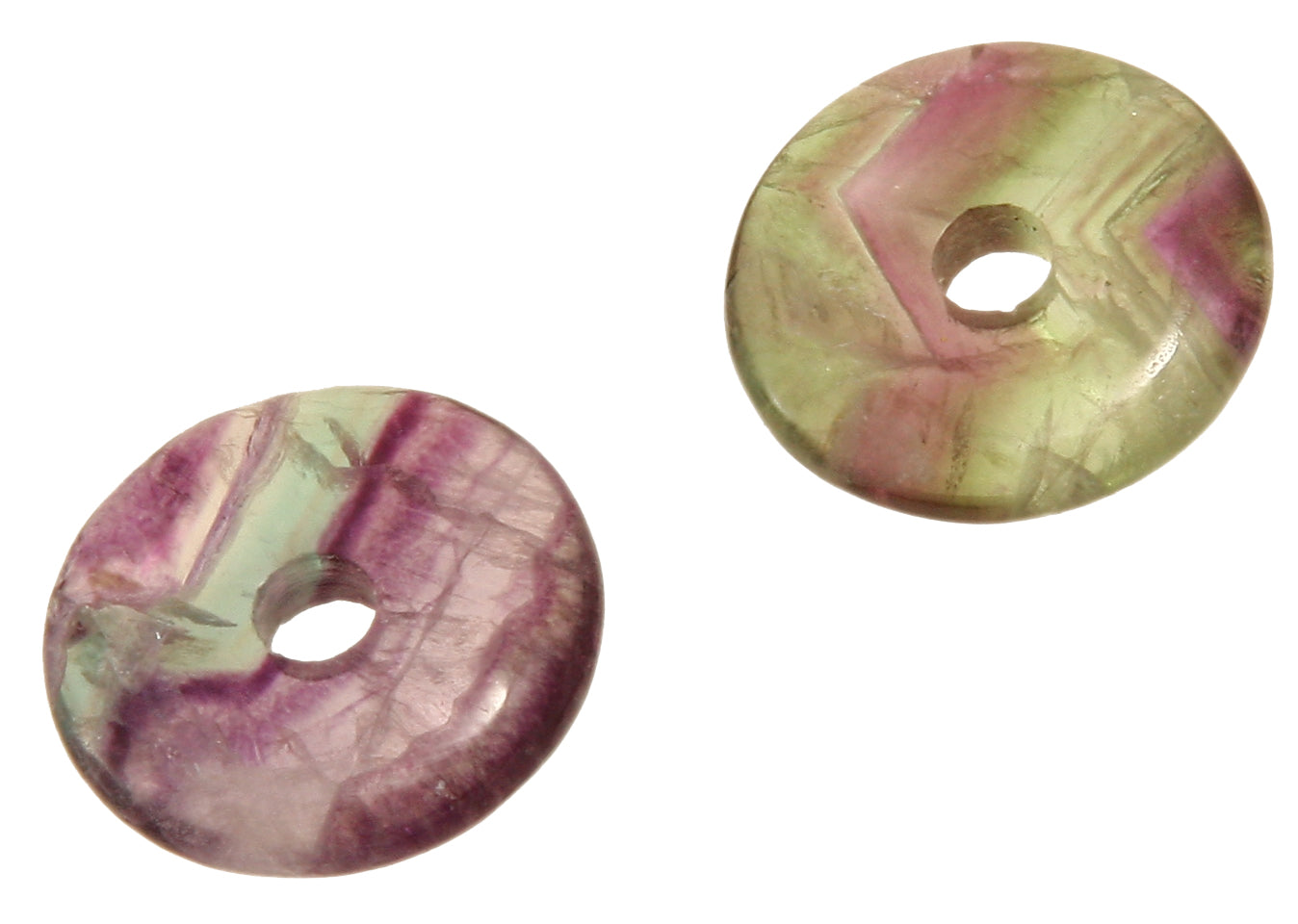 Fluorit Regenbogen Donut 20 mm