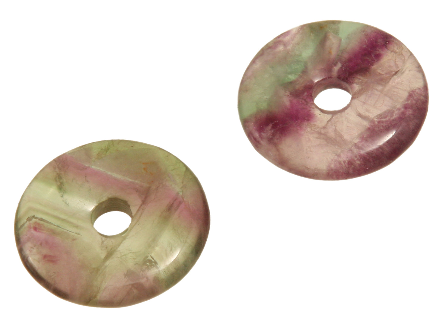 Fluorit Regenbogen Donut 25 mm
