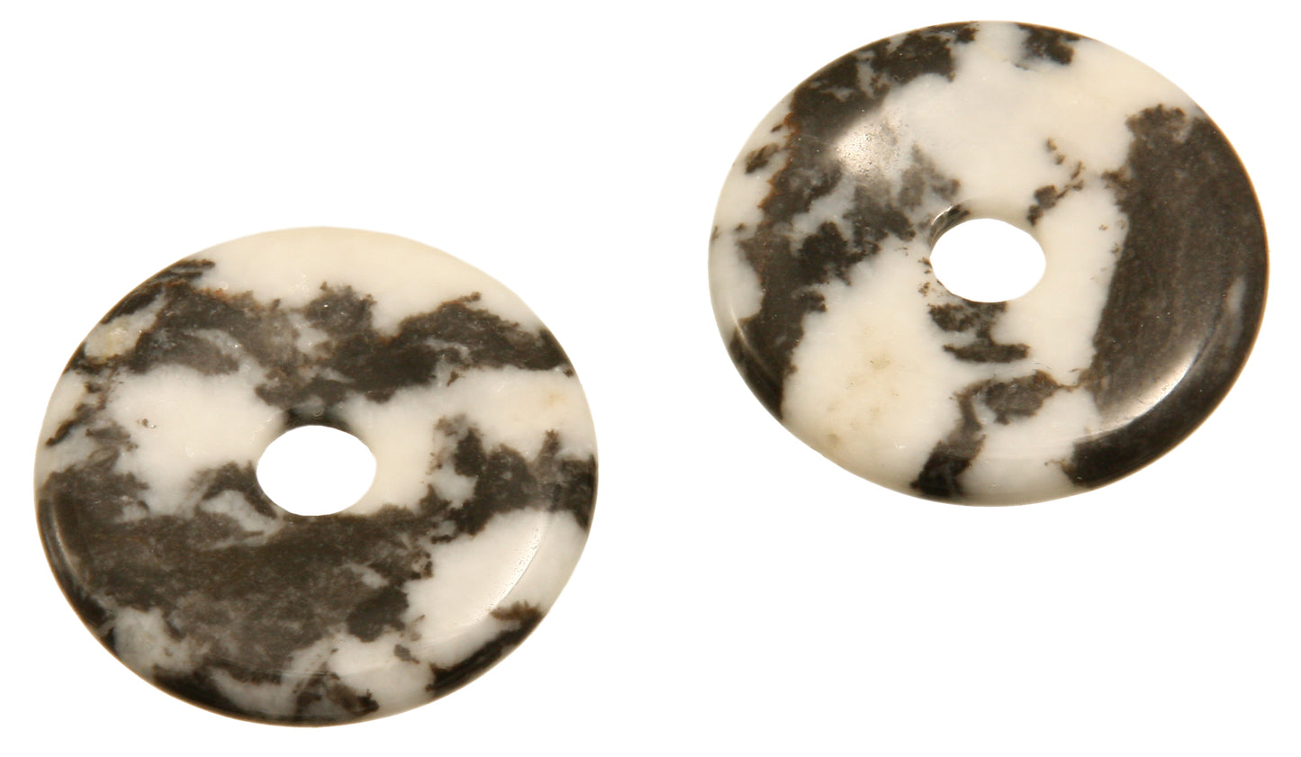 Zebradolomit Donut 30 mm