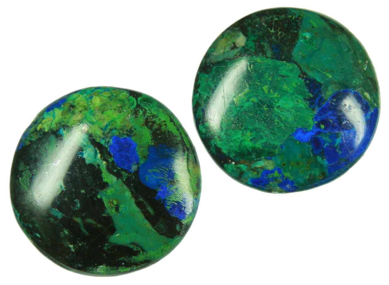 Azurit-Malachit Cabochon 20 mm