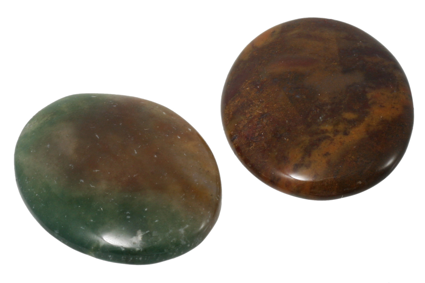 Buntchalcedon Cabochon 30 x 40 mm