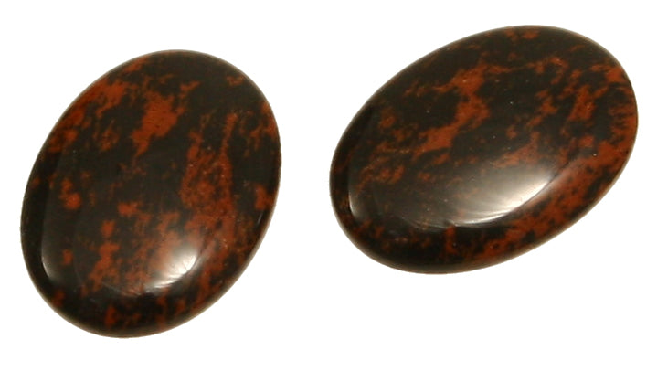 Mahagoniobsidian Cabochon 22 x 30 mm
