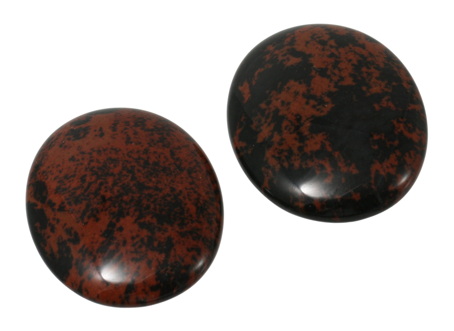 Mahagoniobsidian Cabochon 30 x 40 mm