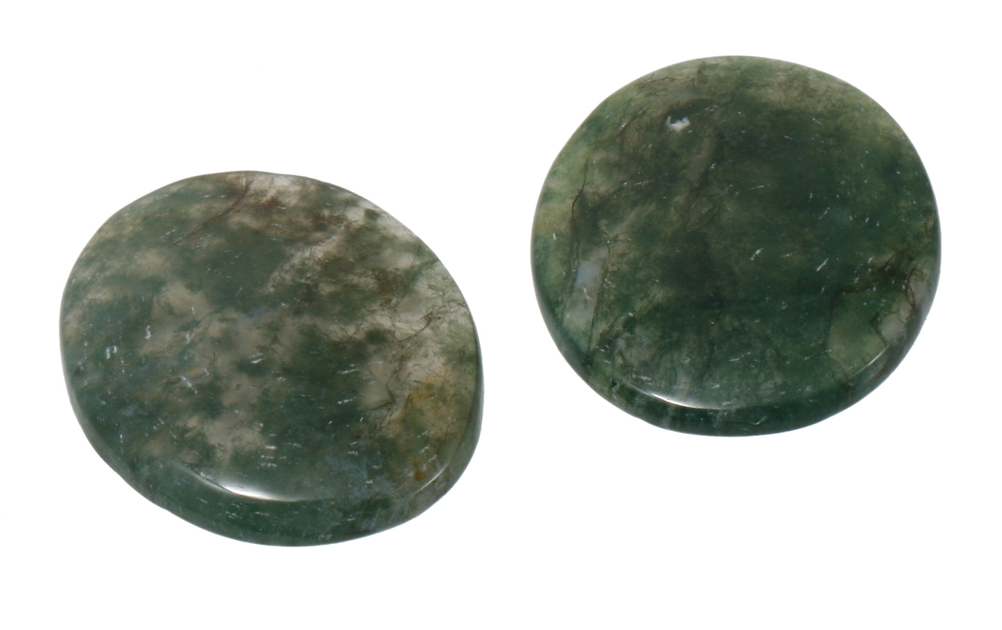 Moosachat Cabochon 30 x 40 mm