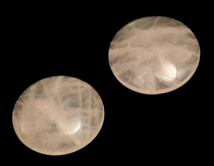 Rosenquarz Cabochon 25 mm