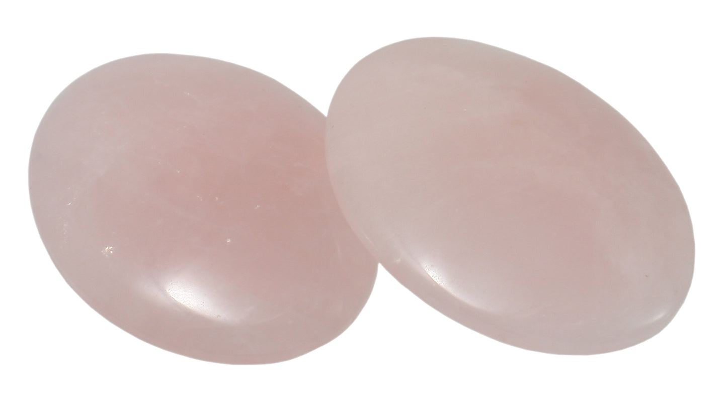 Rosenquarz Cabochon 30 x 40 mm