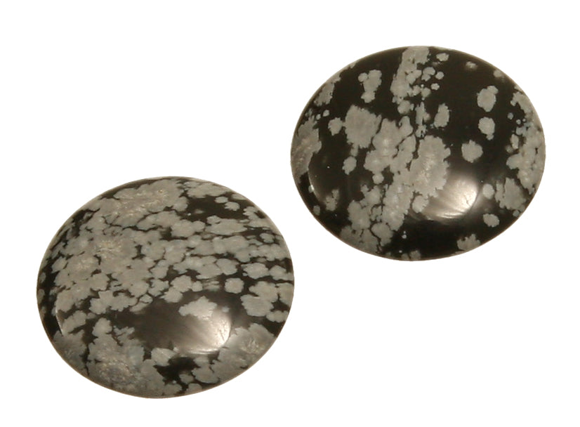 Schneeflockenobsidian Cabochon 25 mm
