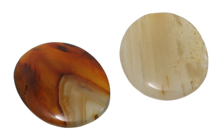 Ovale Steine (Cabochons) zum Auflegen